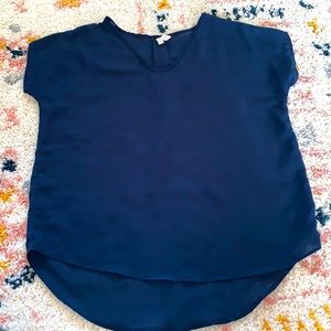 Japna sheer t-shirt navy blue